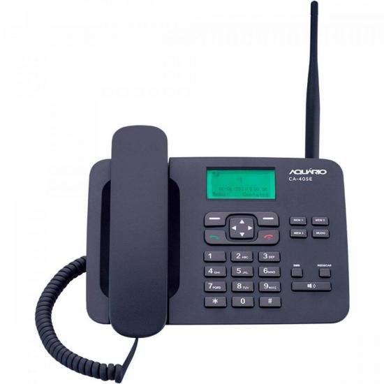 Telefone Celular de Mesa 2G CA-40SE AQUARIO por 0,00 à vista no boleto/pix ou parcele em até 1x sem juros. Compre na loja Mundomax!