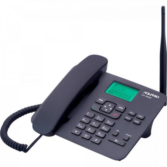 Telefone Celular de Mesa 2G CA-40SE AQUARIO por 0,00 à vista no boleto/pix ou parcele em até 1x sem juros. Compre na loja Mundomax!