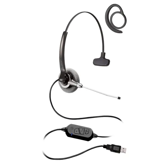 Fone Headset com Gancho Auricular Stile Top Due Compact VoIP Preto por 223,90 à vista no boleto/pix ou parcele em até 8x sem juros. Compre na loja Mundomax!