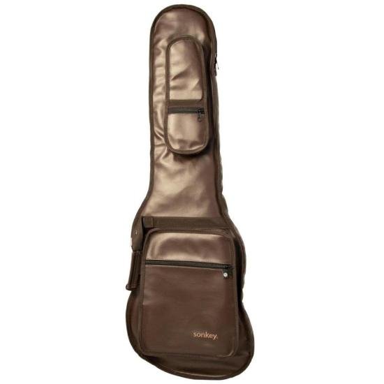 Capa para Contrabaixo SONKEY Sintética Marrom Premium por 0,00 à vista no boleto/pix ou parcele em até 1x sem juros. Compre na loja Mundomax!