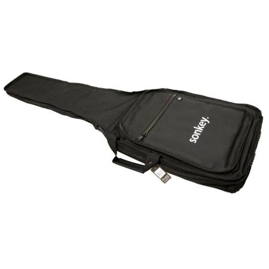 Capa para Guitarra SONKEY NY600 Cargo Preta por 143,99 à vista no boleto/pix ou parcele em até 5x sem juros. Compre na loja Mundomax!