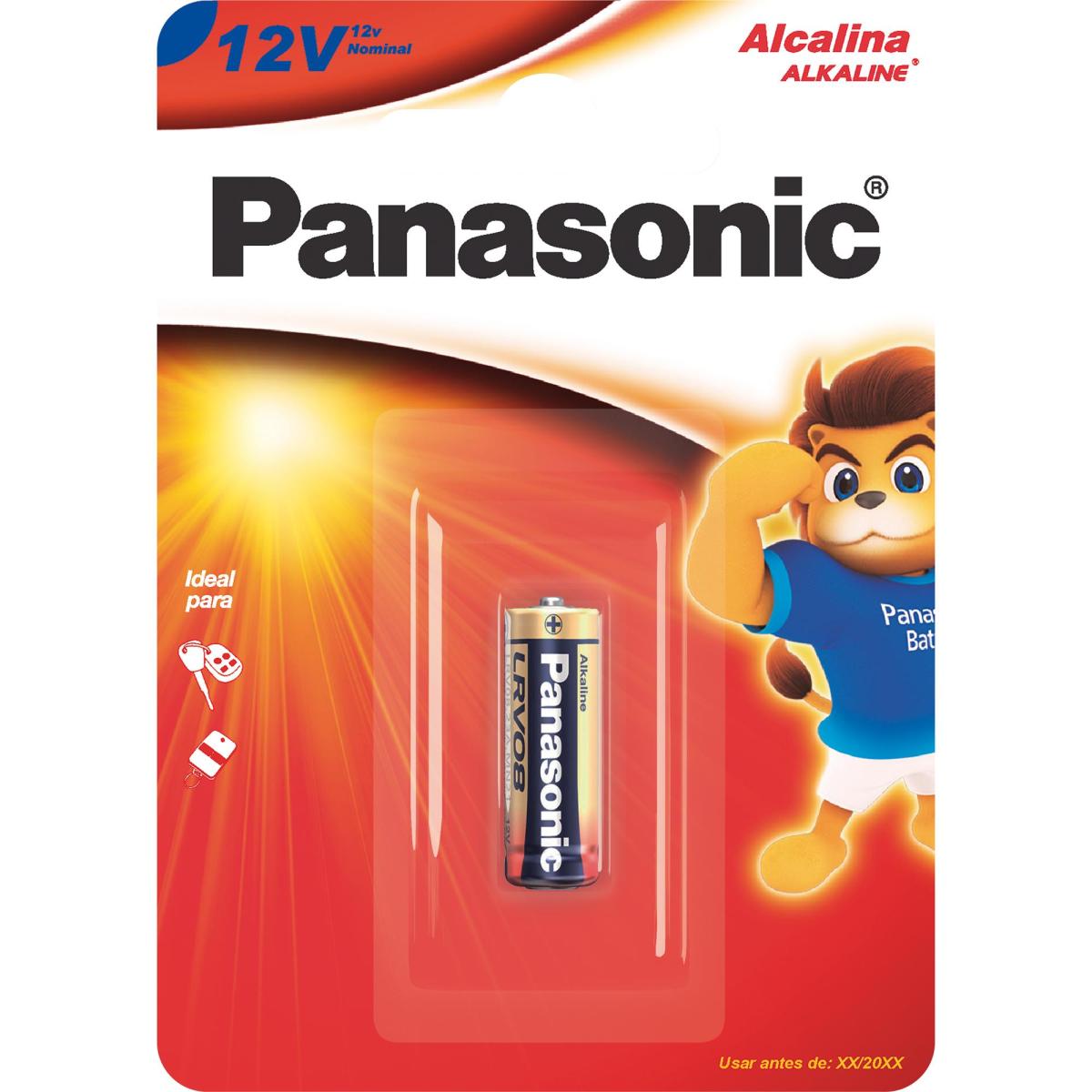 Pilha Alcalina 12V 23A (C/1 Pilha) Panasonic - Mundomax