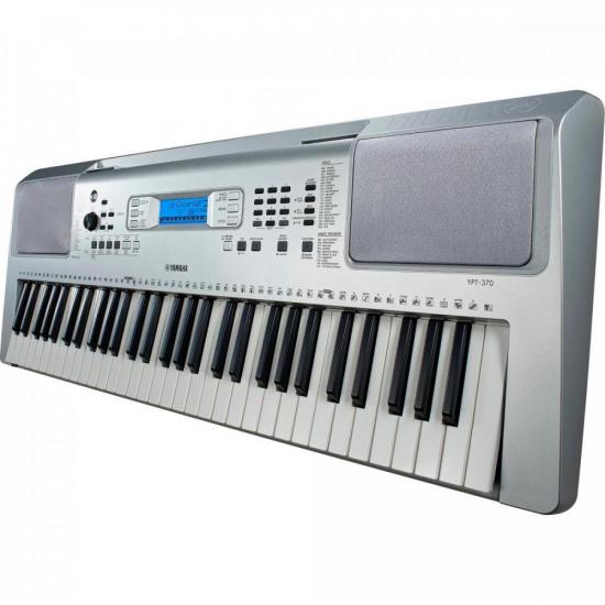 Teclado Yamaha YPT-370 Arranjador Prata por 2.210,99 à vista no boleto/pix ou parcele em até 12x sem juros. Compre na loja Mundomax!