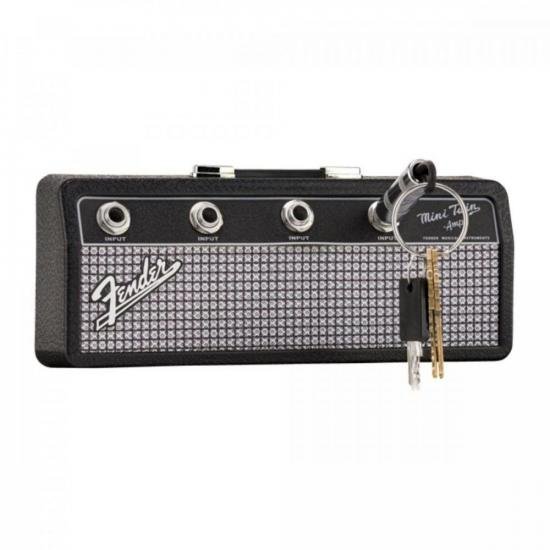 Porta FENDER Chaves Mini Amplificador Jack Rack Preto por 279,99 à vista no boleto/pix ou parcele em até 10x sem juros. Compre na loja Mundomax!