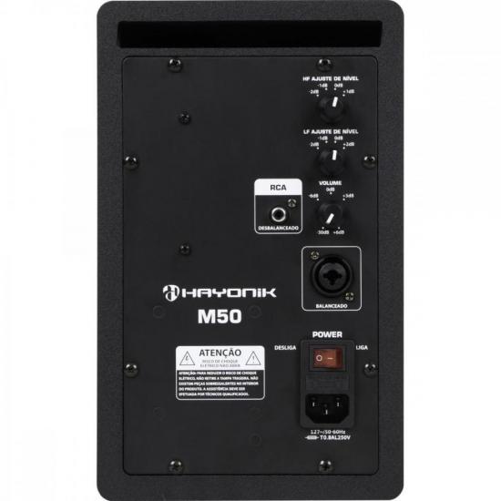 Monitor de Referência Para Estúdio Hayonik M50 Bi-amplificado por 947,00 à vista no boleto/pix ou parcele em até 10x sem juros. Compre na loja Mundomax!