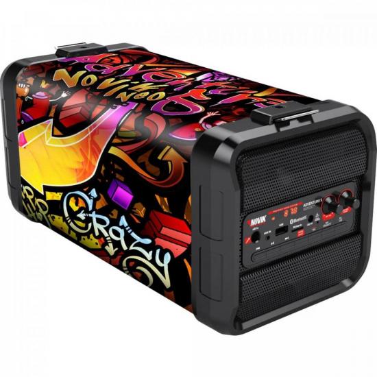 Caixa de Som Bluetooth Adventure 5 NOVIK por 308,90 à vista no boleto/pix ou parcele em até 10x sem juros. Compre na loja Mundomax!