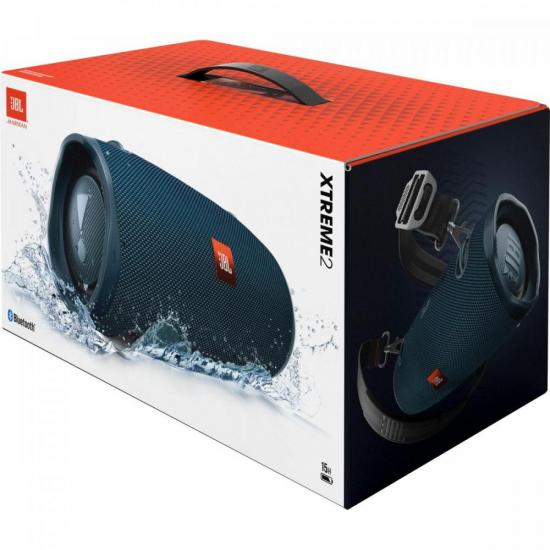 Caixa de som Portátil com Bluetooth 40W Xtreme 2 Azul JBL por 1.979,90 à vista no boleto/pix ou parcele em até 12x sem juros. Compre na loja Mundomax!