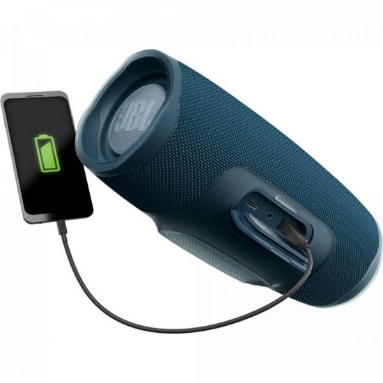 Caixa de som Portátil com Bluetooth 30W Charge 4 Azul JBL por 1.276,90 à vista no boleto/pix ou parcele em até 12x sem juros. Compre na loja Mundomax!