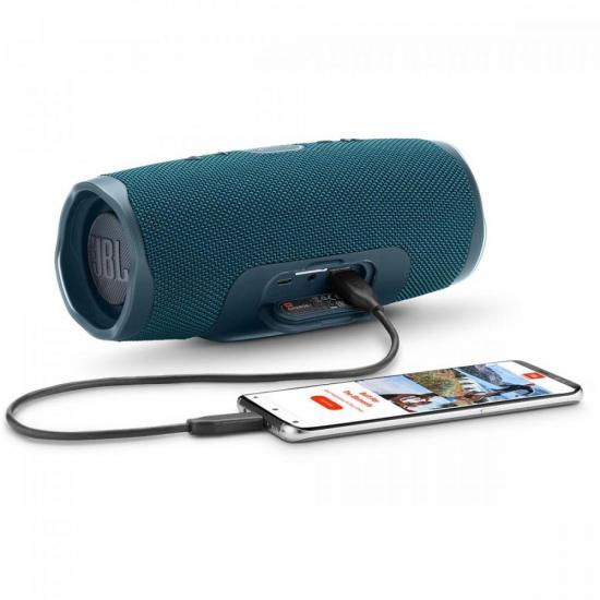 Caixa de som Portátil com Bluetooth 30W Charge 4 Azul JBL por 1.276,90 à vista no boleto/pix ou parcele em até 12x sem juros. Compre na loja Mundomax!