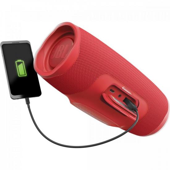 Caixa de som Portátil com Bluetooth 30W Charge 4 Vermelho JBL por 1.276,90 à vista no boleto/pix ou parcele em até 12x sem juros. Compre na loja Mundomax!