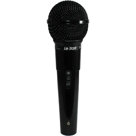 Microfone Leson MC200 Dinâmico Cardióide Preto (73201)
