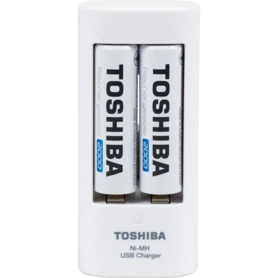 Carregador de Pilha USB TNHC-6GME2 CB (C/2 Pilhas AA 2000 MAh) Toshiba por 91,00 à vista no boleto/pix ou parcele em até 3x sem juros. Compre na loja Mundomax!