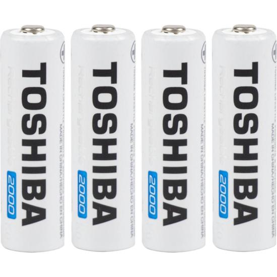 Carregador de Pilha USB TNHC-6GME4 CB (C/4 Pilhas AA 2000 MAh) Toshiba por 118,00 à vista no boleto/pix ou parcele em até 4x sem juros. Compre na loja Mundomax!