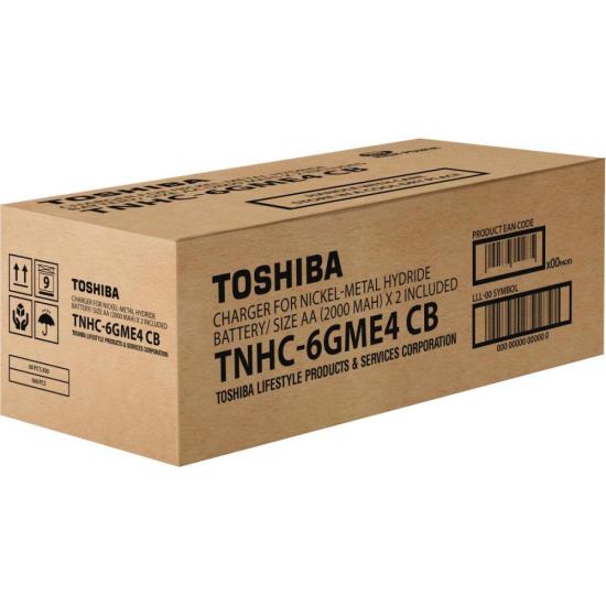 Carregador de Pilha USB TNHC-6GME4 CB (C/4 Pilhas AA 2000 MAh) Toshiba por 118,00 à vista no boleto/pix ou parcele em até 4x sem juros. Compre na loja Mundomax!
