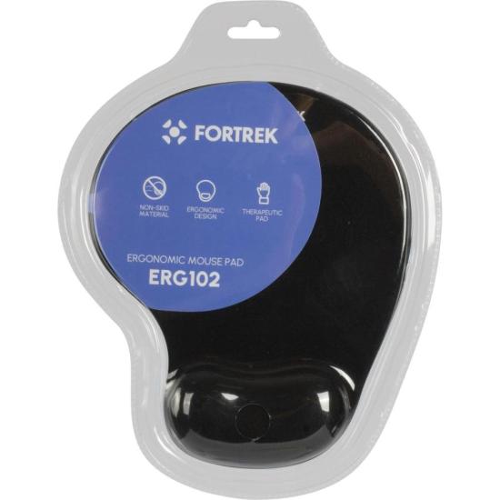 Mouse Pad Ergonômico Gel Fortrek ERG-102 Preto por 27,90 à vista no boleto/pix ou parcele em até 1x sem juros. Compre na loja Fortrek!