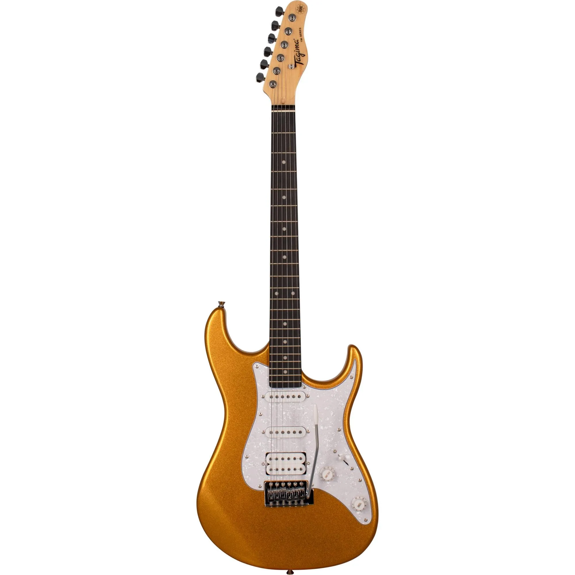 Guitarra Tagima TG-520 Metallic Gold Yellow por 945,99 à vista no boleto/pix ou parcele em até 10x sem juros. Compre na loja Mundomax!