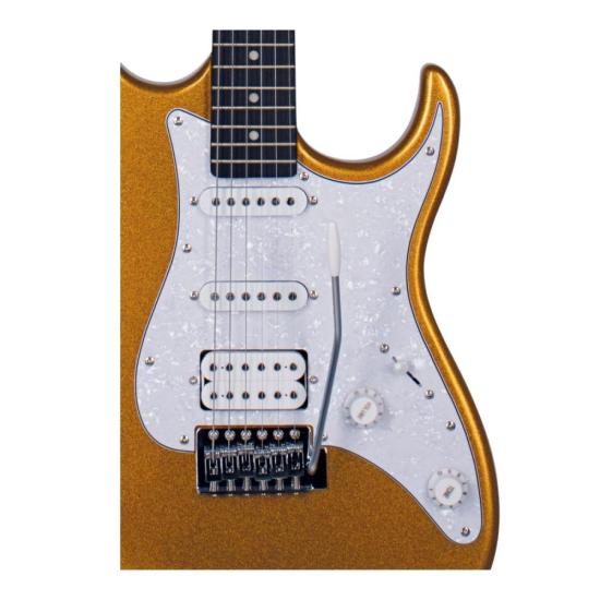 Guitarra Tagima TG-520 Metallic Gold Yellow por 1.049,00 à vista no boleto/pix ou parcele em até 12x sem juros. Compre na loja Mundomax!