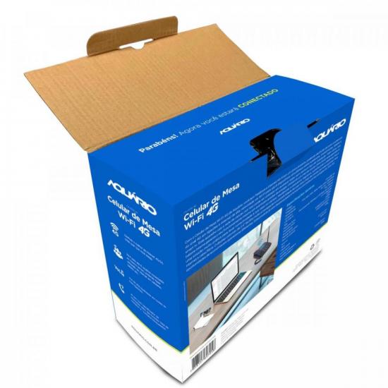 Telefone Celular de Mesa Wi-Fi 4G CA-42SE AQUÁRIO por 608,90 à vista no boleto/pix ou parcele em até 10x sem juros. Compre na loja Mundomax!