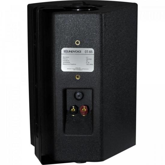 Caixa Acústica Passiva Outdoor OT65 Preta SOUNDVOICE por 406,90 à vista no boleto/pix ou parcele em até 10x sem juros. Compre na loja Mundomax!
