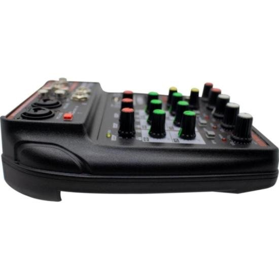 Mesa de Som Compacta Bluetooth MC4 SOUNDVOICE por 329,00 à vista no boleto/pix ou parcele em até 10x sem juros. Compre na loja Mundomax!