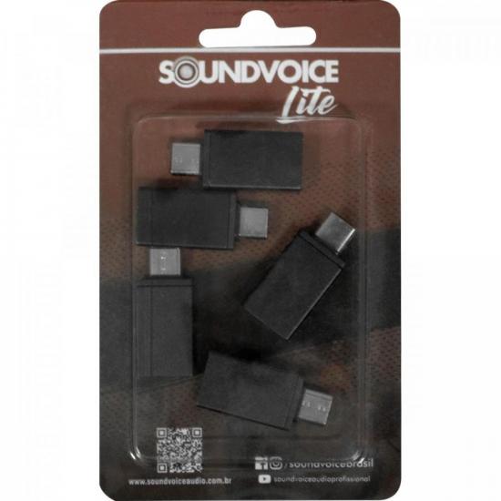 Adaptador OTG p/ USB Tipo C OTG-02 Lite SOUNDVOICE por 8,90 à vista no boleto/pix ou parcele em até 1x sem juros. Compre na loja Mundomax!