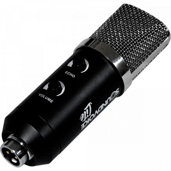 Microfone Condensador Soundcasting 800X SOUNDVOICE por 214,99 à vista no boleto/pix ou parcele em até 8x sem juros. Compre na loja Mundomax!