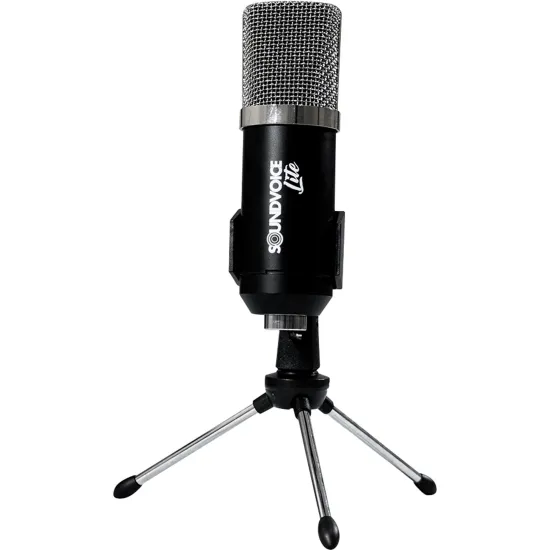 Microfone Condensador Soundcasting 800 Preto SOUNDVOICE (73386)