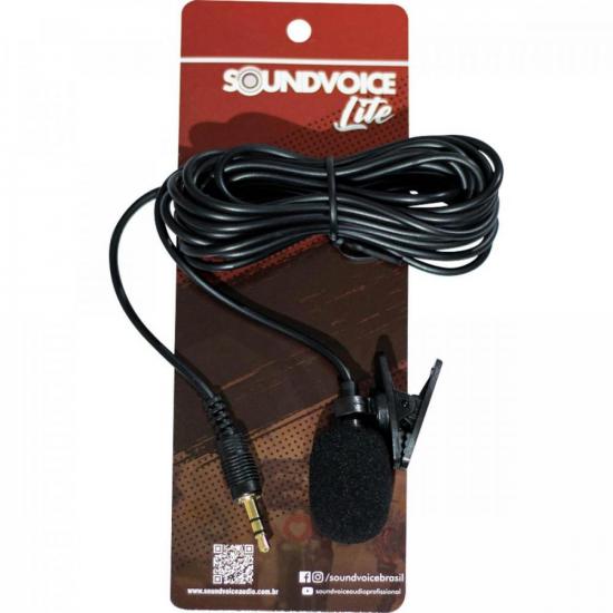 Microfone de Lapela Soundcasting 200 Preto SOUNDVOICE por 45,90 à vista no boleto/pix ou parcele em até 1x sem juros. Compre na loja Mundomax!