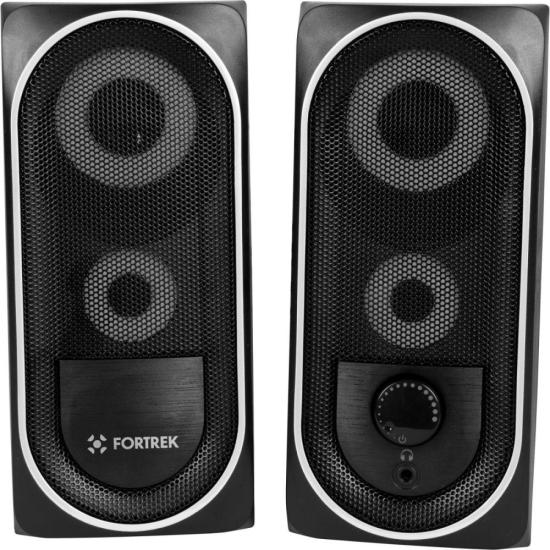 Caixa de Som Gamer Multimídia Fortrek Black Hawk RGB Preta por 118,00 à vista no boleto/pix ou parcele em até 4x sem juros. Compre na loja Mundomax!