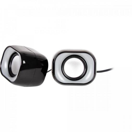 Mini Caixa de Som Multimídia SK-300 Black Piano FORTREK por 38,90 à vista no boleto/pix ou parcele em até 1x sem juros. Compre na loja Mundomax!