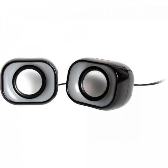 Mini Caixa de Som Multimídia SK-300 Black Piano FORTREK por 38,90 à vista no boleto/pix ou parcele em até 1x sem juros. Compre na loja Mundomax!