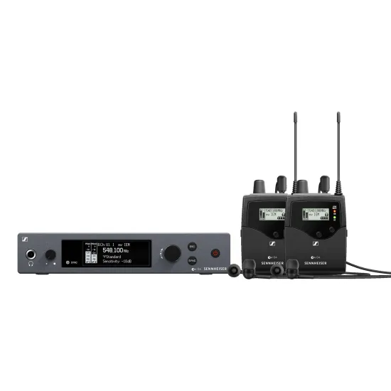 Sistema De Monitoramento Sennheiser EW IEM G4-TWIN-G Sem Fio Antigo (73410)