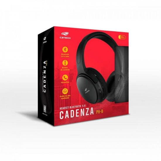 Fone de Ouvido C3Tech PH-B-500 Bluetooth Preto por 124,99 à vista no boleto/pix ou parcele em até 4x sem juros. Compre na loja Mundomax!