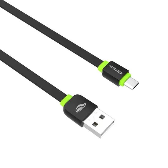 Cabo USB x Micro USB CB-100 1m Preto C3Tech (73442)