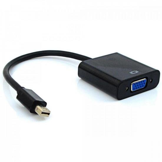 Adaptador VGA x Mini Dport ADP-203 Preto PLUS CABLE por 42,00 à vista no boleto/pix ou parcele em até 1x sem juros. Compre na loja Mundomax!