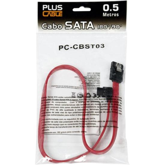 Cabo de Dados Sata 50cm PC-CBST03 Plus Cable por 2,99 à vista no boleto/pix ou parcele em até 1x sem juros. Compre na loja Mundomax!