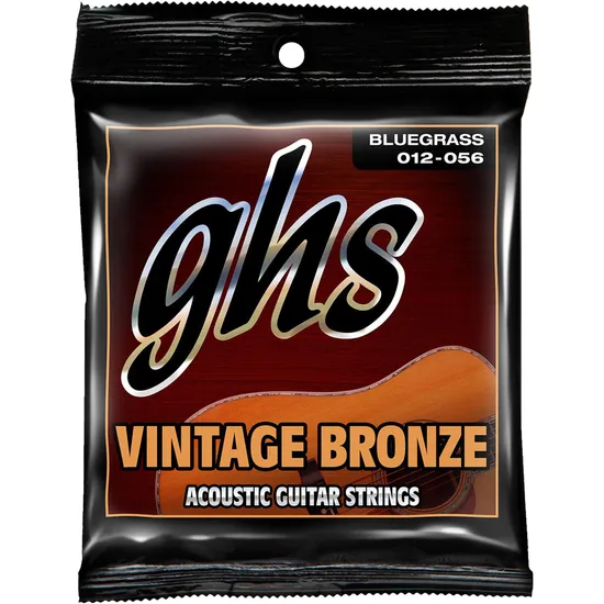 Encordoamento para Violão GHS 012-056 Bluegrass Série Vintage Bronze por 52,90 à vista no boleto/pix ou parcele em até 2x sem juros. Compre na loja Mundomax!