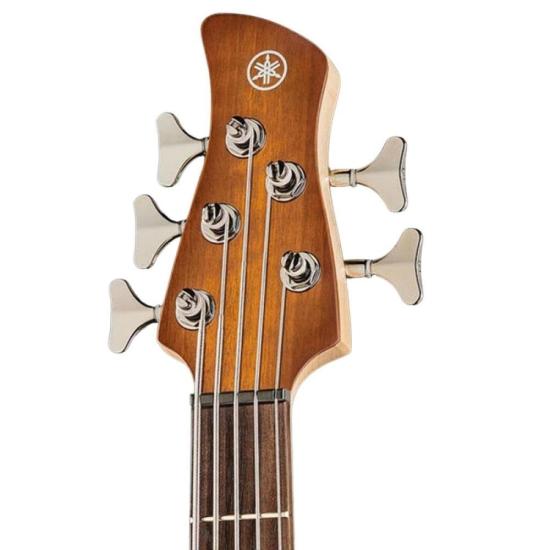 Contrabaixo Yamaha TRBX505 Ativo 5 Cordas Brick Burst por 5.609,00 à vista no boleto/pix ou parcele em até 12x sem juros. Compre na loja Mundomax!