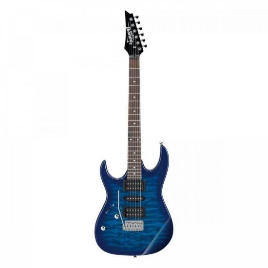 Guitarra IBANEZ Canhoto GRX70QAL Transparent Blue Burst por 2.638,90 à vista no boleto/pix ou parcele em até 12x sem juros. Compre na loja Mundomax!