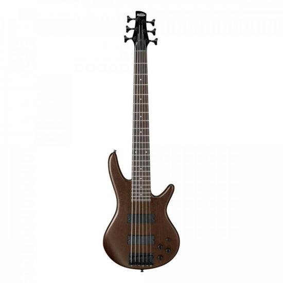 Contrabaixo IBANEZ 6 Cordas GSR206B Walnut Flat por 3.213,90 à vista no boleto/pix ou parcele em até 12x sem juros. Compre na loja Mundomax!