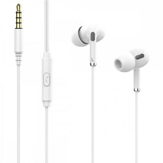 Fone de Ouvido In-Ear H150 Branco TELEFUNKEN por 29,90 à vista no boleto/pix ou parcele em até 1x sem juros. Compre na loja Mundomax!