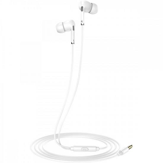 Fone de Ouvido In-Ear H150 Branco TELEFUNKEN por 29,90 à vista no boleto/pix ou parcele em até 1x sem juros. Compre na loja Mundomax!