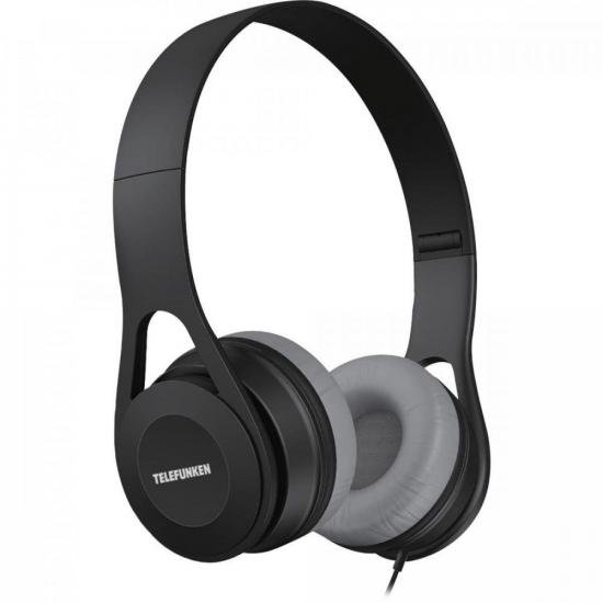 Fone de Ouvido Over-Ear H300 Preto TELEFUNKEN por 96,90 à vista no boleto/pix ou parcele em até 3x sem juros. Compre na loja Mundomax!