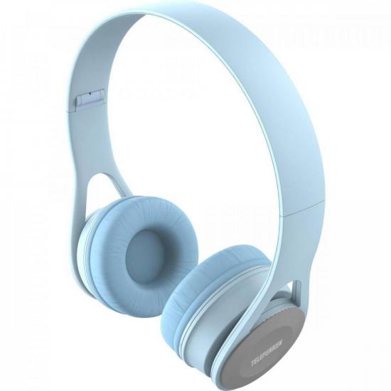 Fone de Ouvido Over-Ear H300 Azul Claro TELEFUNKEN por 72,90 à vista no boleto/pix ou parcele em até 2x sem juros. Compre na loja Mundomax!