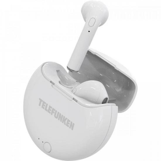 Fone de Ouvido Bluetooth Earbuds H320BT Branco TELEFUNKEN por 127,90 à vista no boleto/pix ou parcele em até 5x sem juros. Compre na loja Mundomax!
