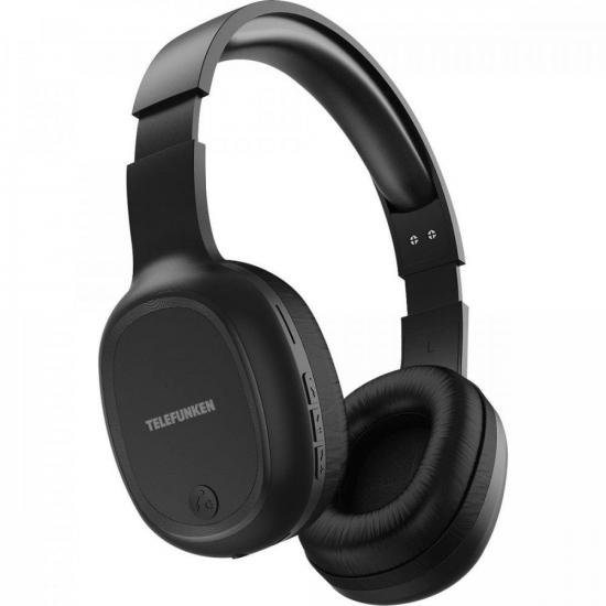 Fone de Ouvido Bluetooth Over-Ear H500BT Preto TELEFUNKEN por 117,90 à vista no boleto/pix ou parcele em até 4x sem juros. Compre na loja Mundomax!