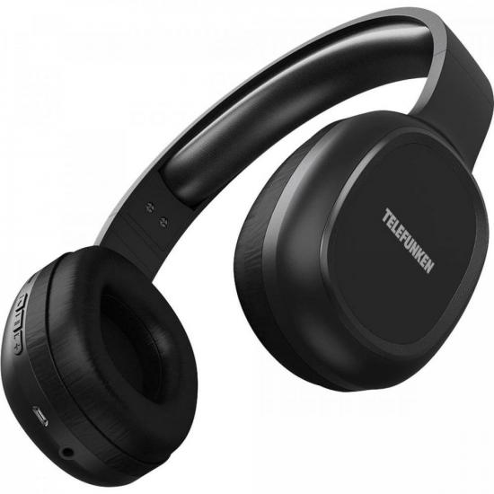 Fone de Ouvido Bluetooth Over-Ear H500BT Preto TELEFUNKEN por 117,90 à vista no boleto/pix ou parcele em até 4x sem juros. Compre na loja Mundomax!