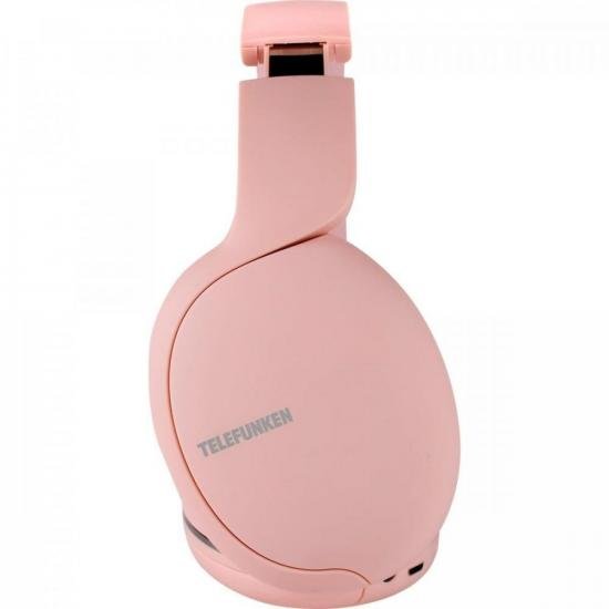 Fone de Ouvido Bluetooth Over-Ear H600BT Rosa TELEFUNKEN por 197,90 à vista no boleto/pix ou parcele em até 7x sem juros. Compre na loja Mundomax!