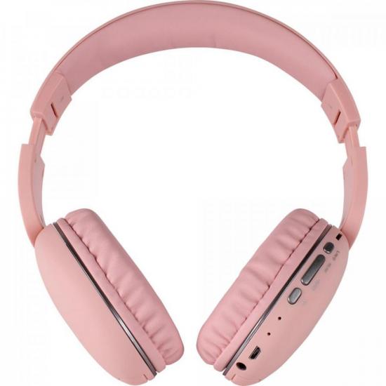 Fone de Ouvido Bluetooth Over-Ear H600BT Rosa TELEFUNKEN por 197,90 à vista no boleto/pix ou parcele em até 7x sem juros. Compre na loja Mundomax!