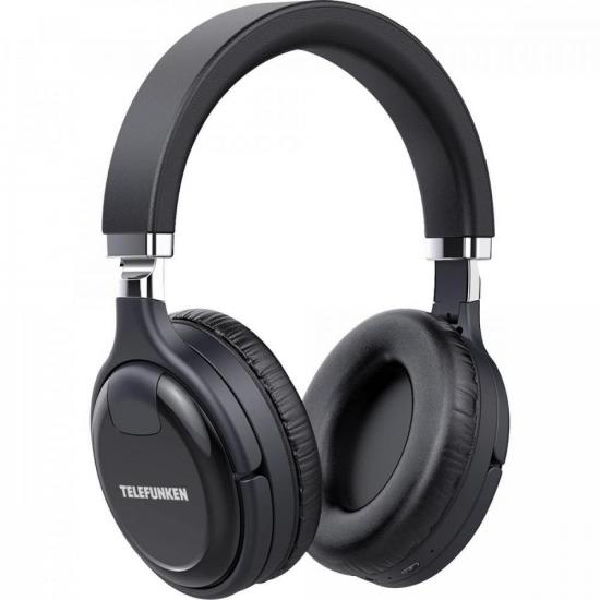 Fone de Ouvido Bluetooth Over-Ear H800ANC Preto TELEFUNKEN por 337,90 à vista no boleto/pix ou parcele em até 10x sem juros. Compre na loja Mundomax!